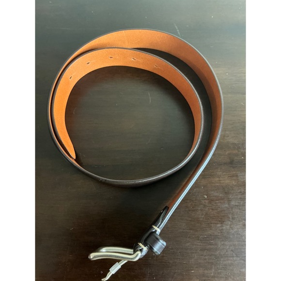 Volpi Concerie Belt Men's 37/38 Leather Belt Italian Saddle Leather Casual Dress - Picture 2 of 8